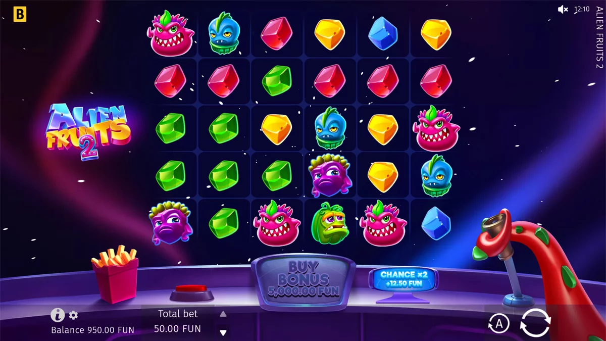 Alien Fruits 2 Base Play