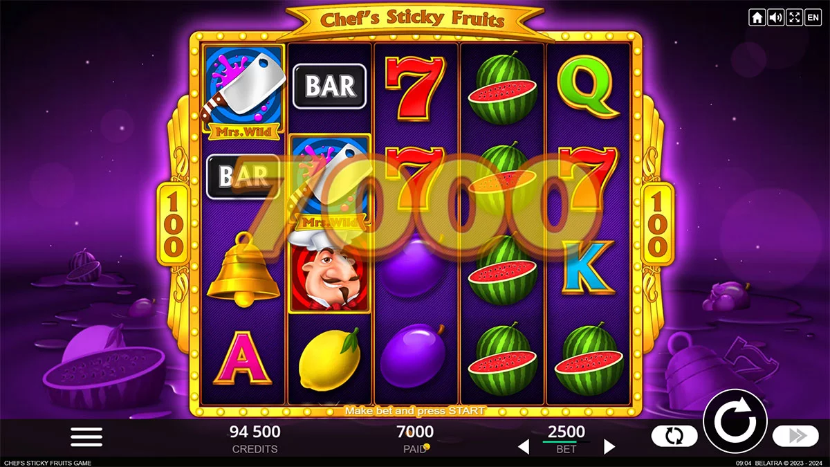 Chef's Sticky Fruits Win