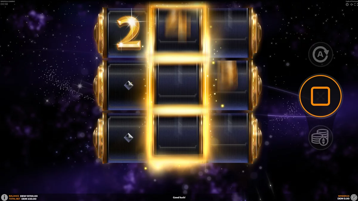 Code of Fortune Base Play