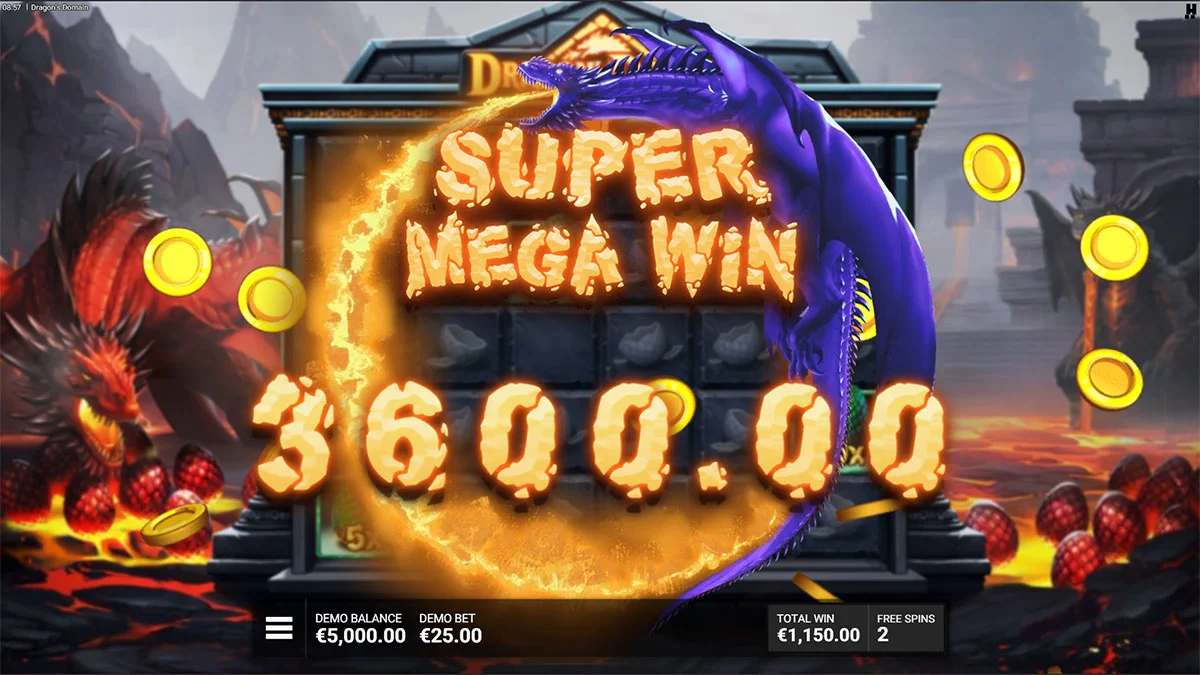 Dragon’s Domain SuperMegaWin