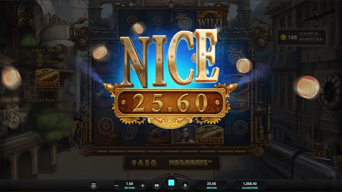 Gears of Eternia Megaways Dream Drop Win