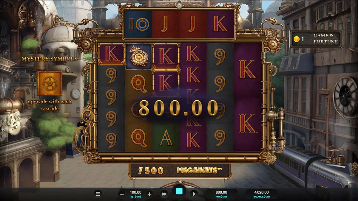 Gears of Eternia Megaways Dream Drop Win2