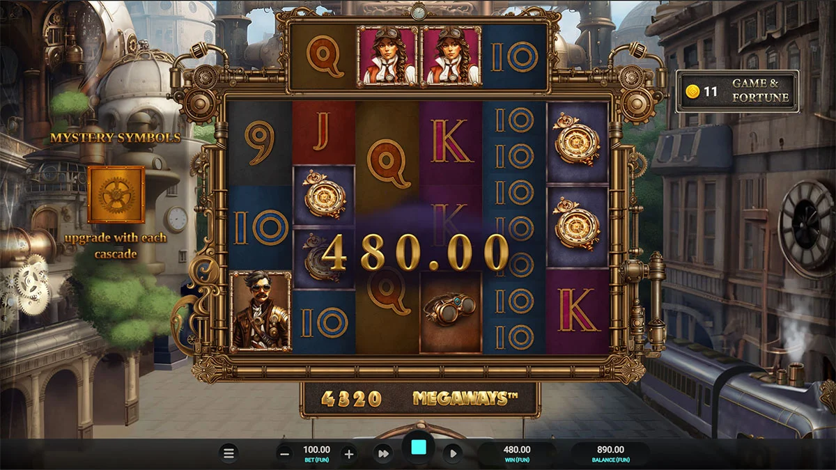 Gears of Eternia Megaways Dream Drop Win4