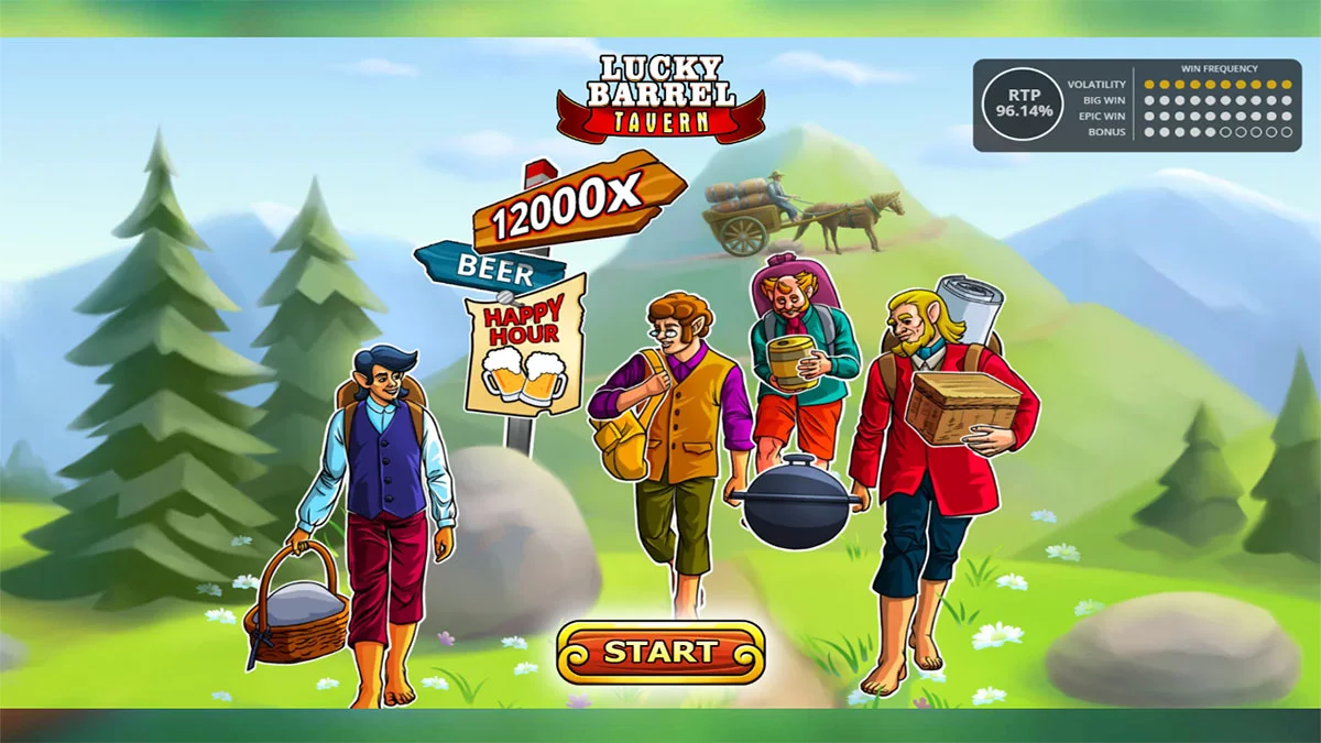 Lucky Barrel Tavern Homescreen