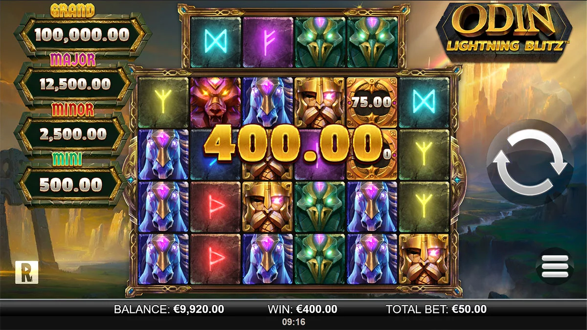 Odin Lightning Blitz Win3