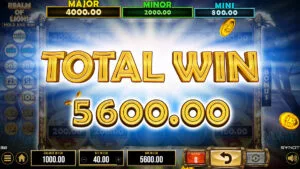 Realm of Lions Hold and Win Total