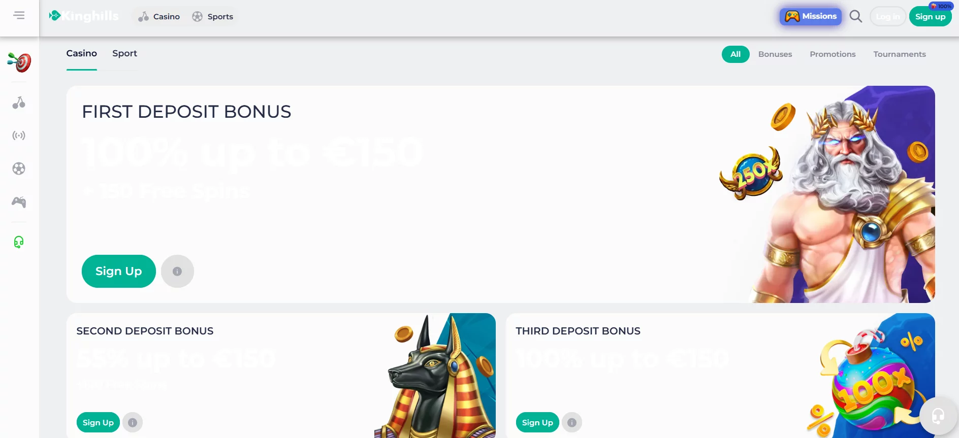 Kinghills Casino Promotions