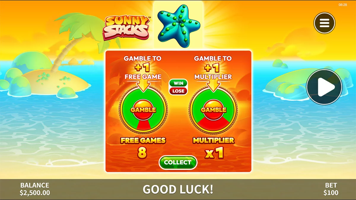 Sunny Stacks Gamble