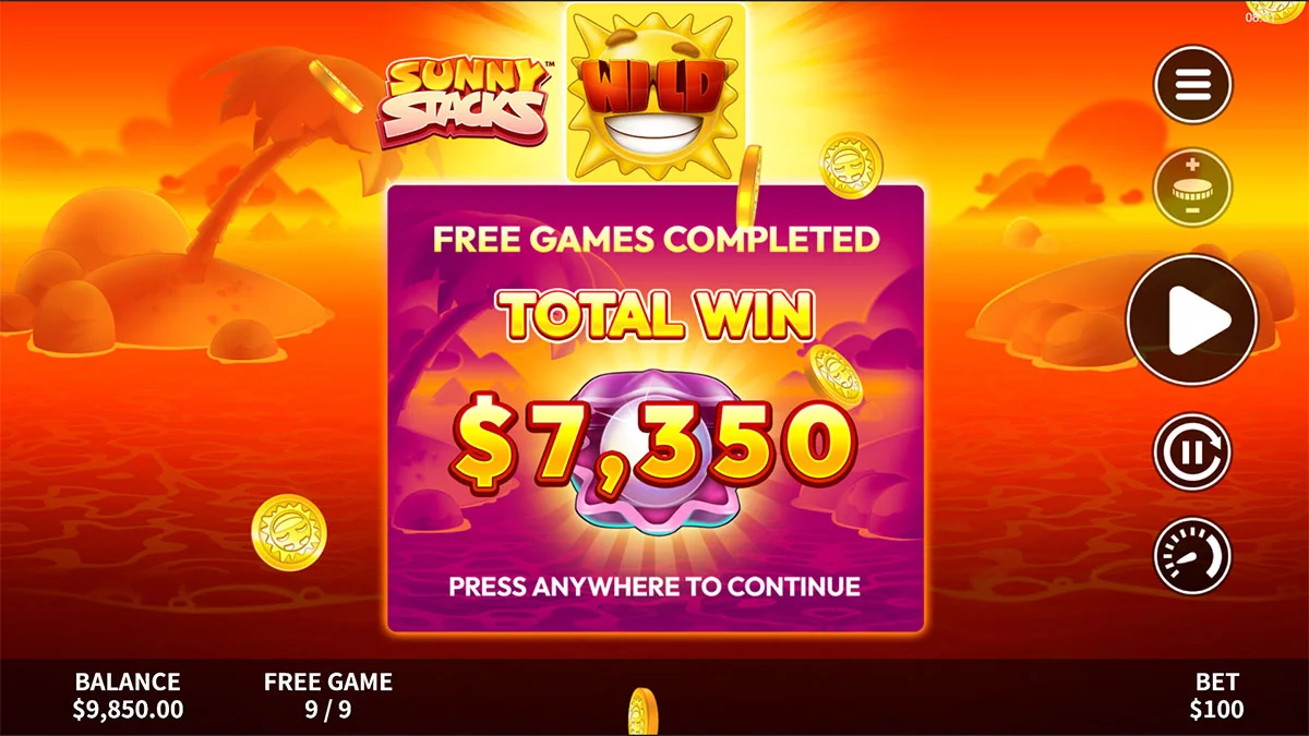 Sunny Stacks Total