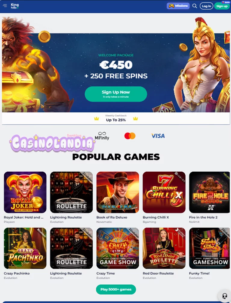 Kinghills Casino Vertical View