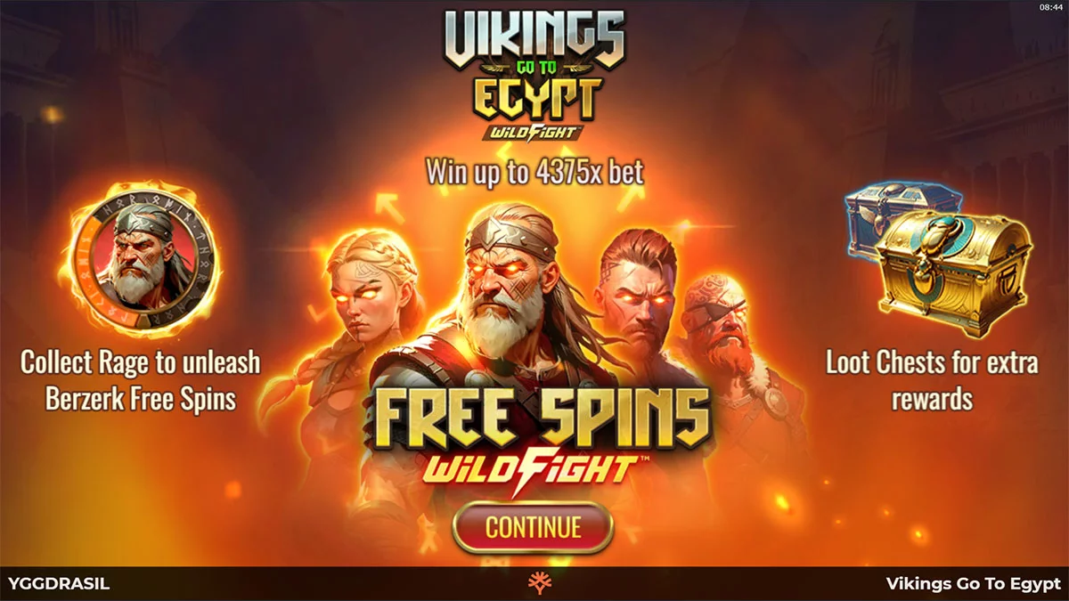Vikings Go To Egypt Wild Fight Homescreen