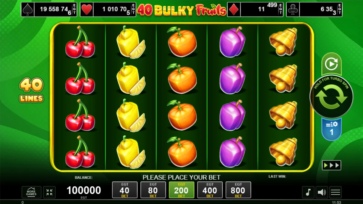 40 Bulky Fruits Base Play