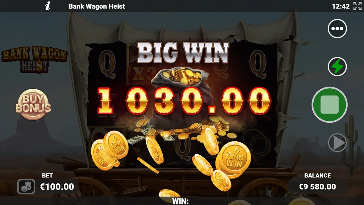 Bank Wagon Heist Big Win