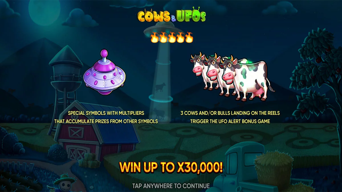 Cows & UFOs Homescreen