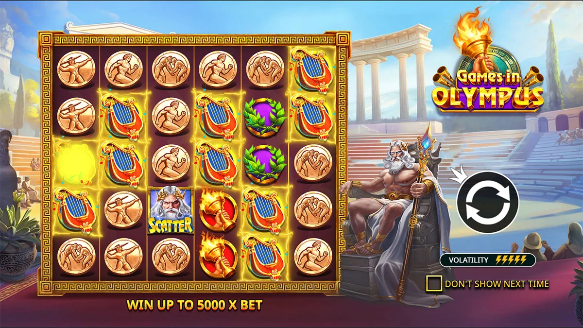 Games in Olympus Homescreen