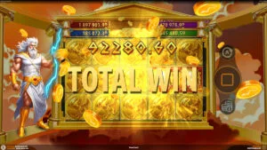 Power of Zeus Bonus Round Win