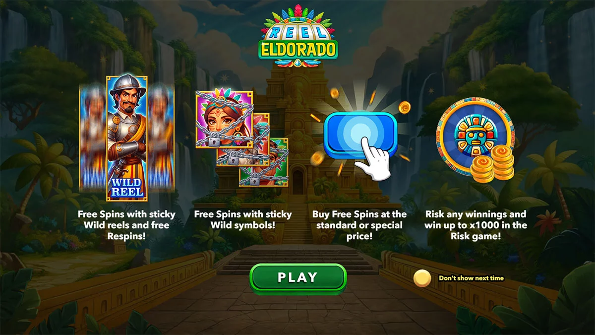 Reel Eldorado Homescreen