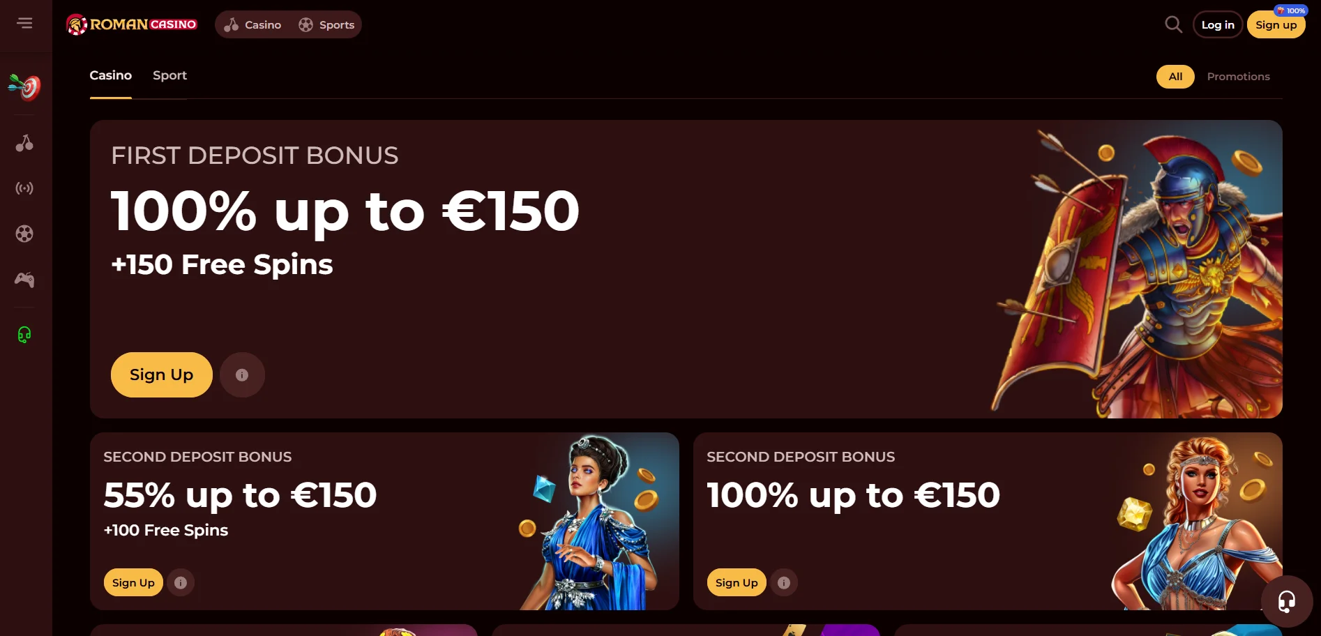 Roman Casino Promotions
