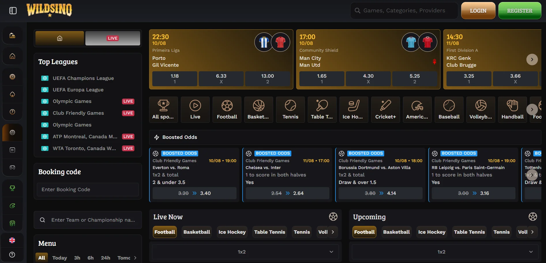 Wildsino Casino Sportsbook
