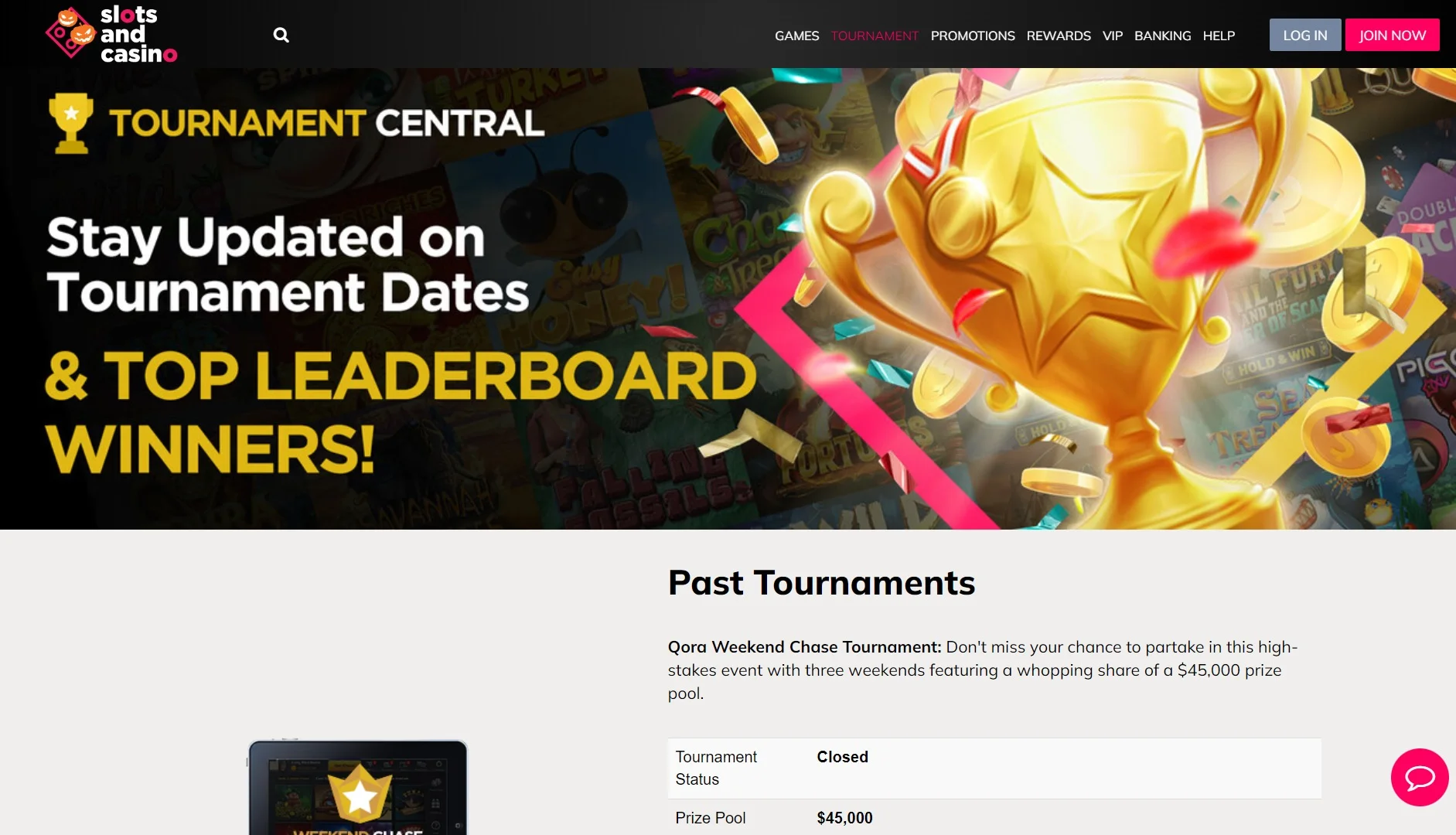 Slotsabdcasino Tournaments