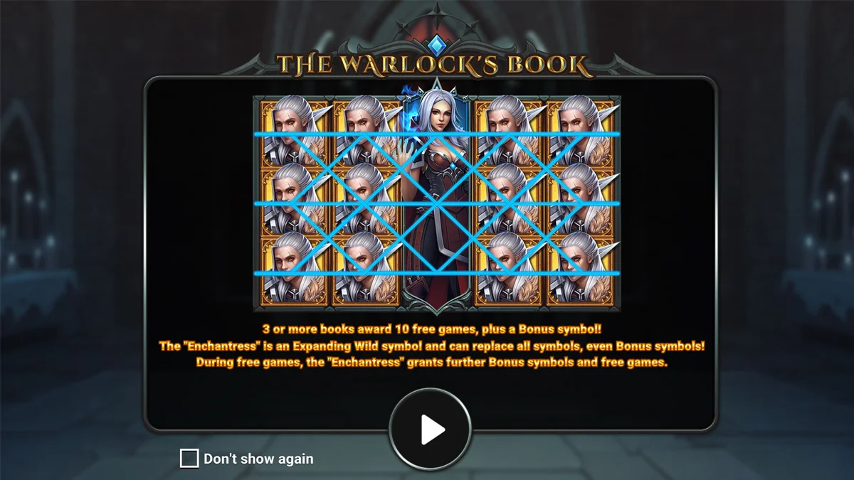 The Warlock's Book Homescreen