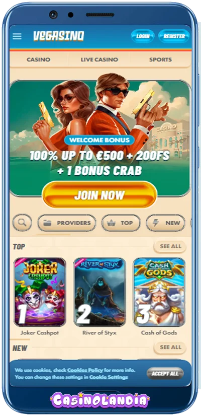 Vegasino Mobile