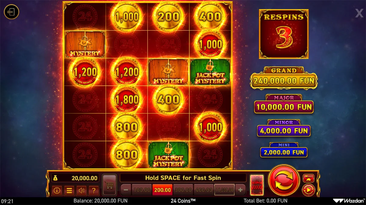 24 Coins™ Bonus