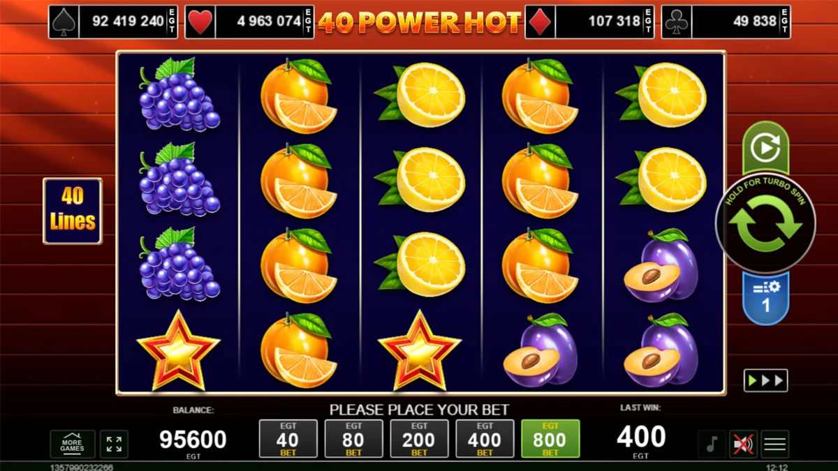 40 Power Hot Base Play