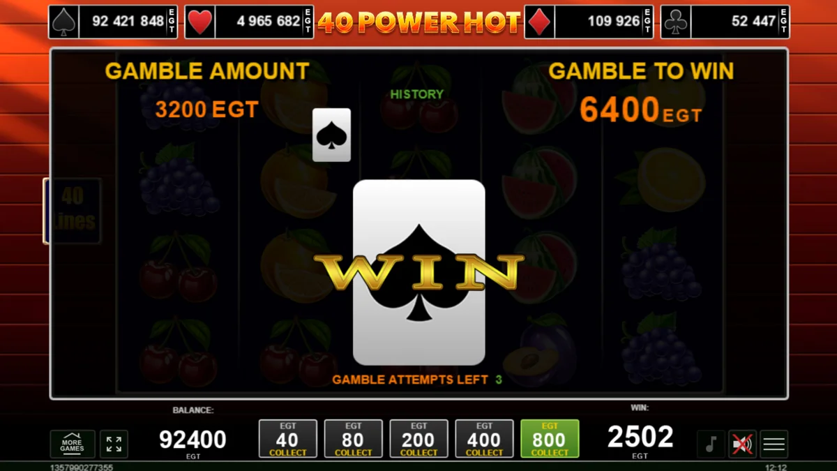 40 Power Hot Gamble