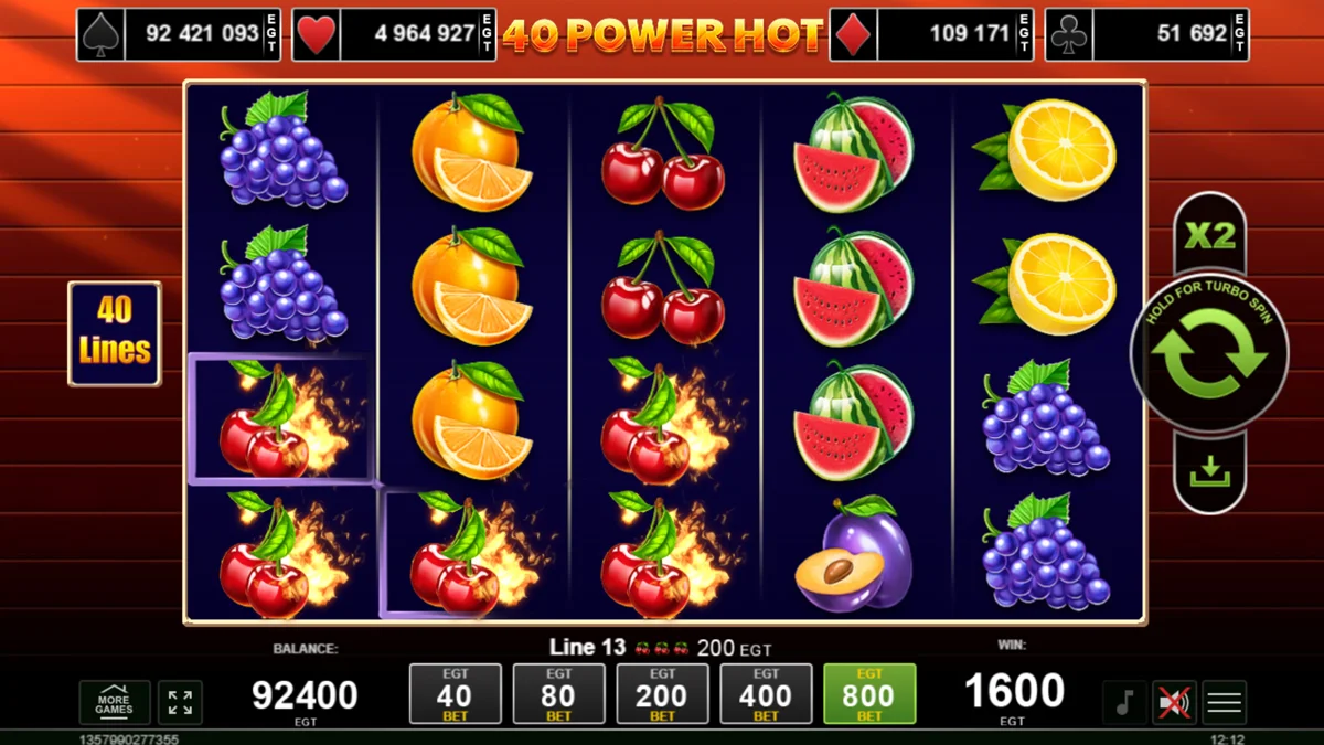 40 Power Hot Win