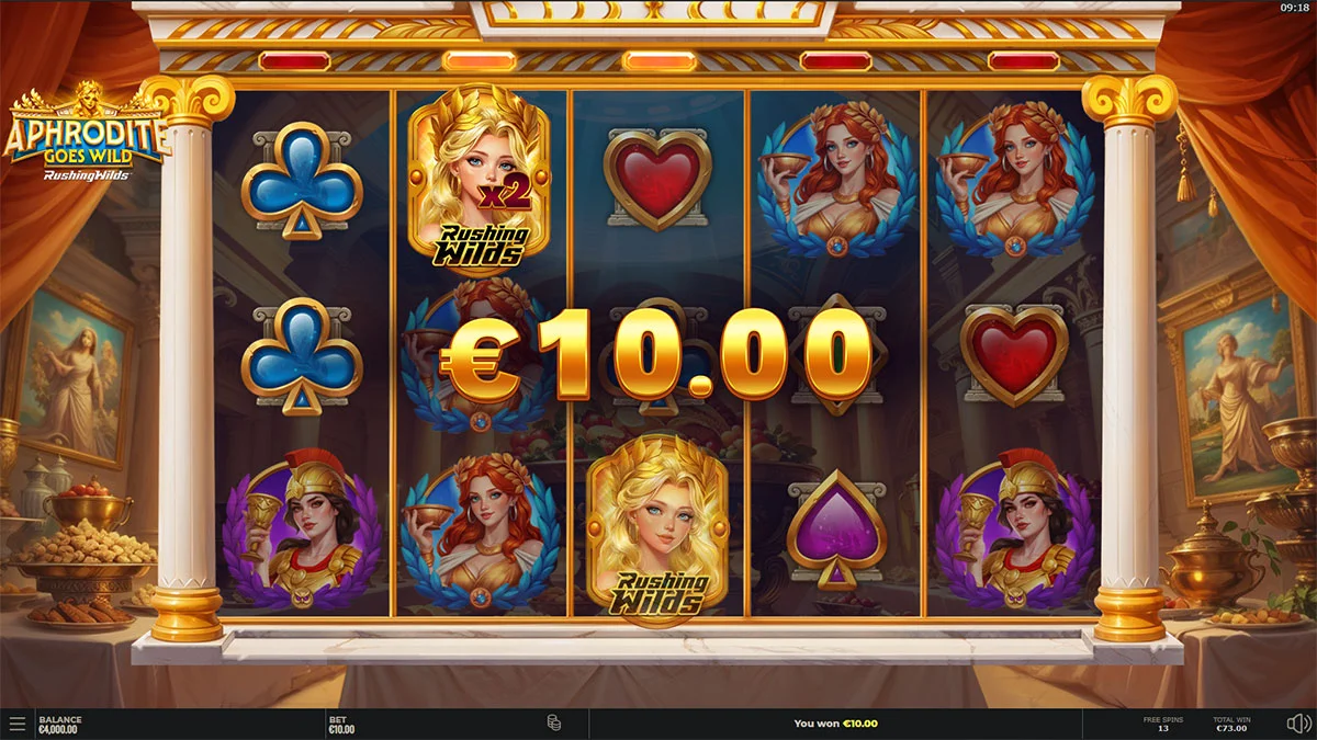 Aphrodite Goes Wild Win