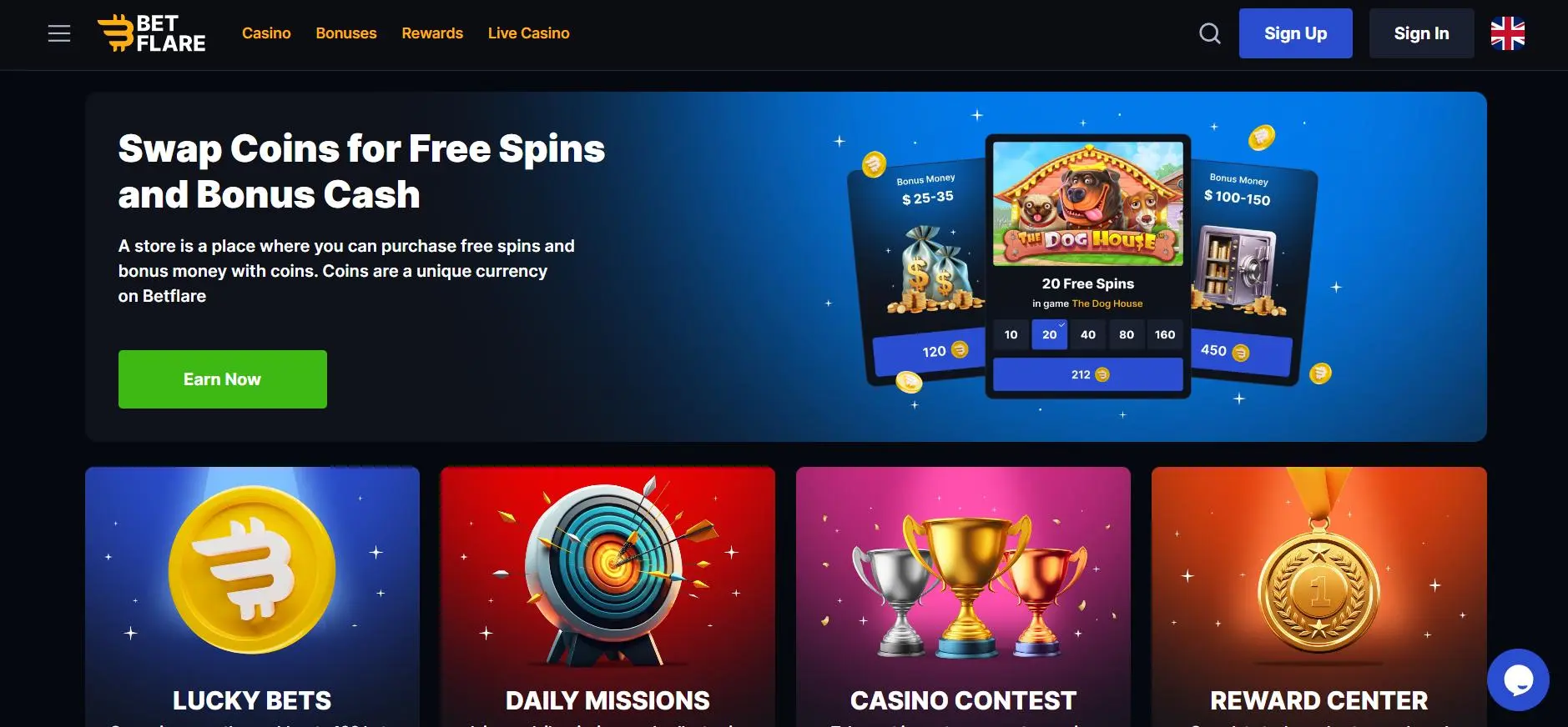 Betflare Casino Shop
