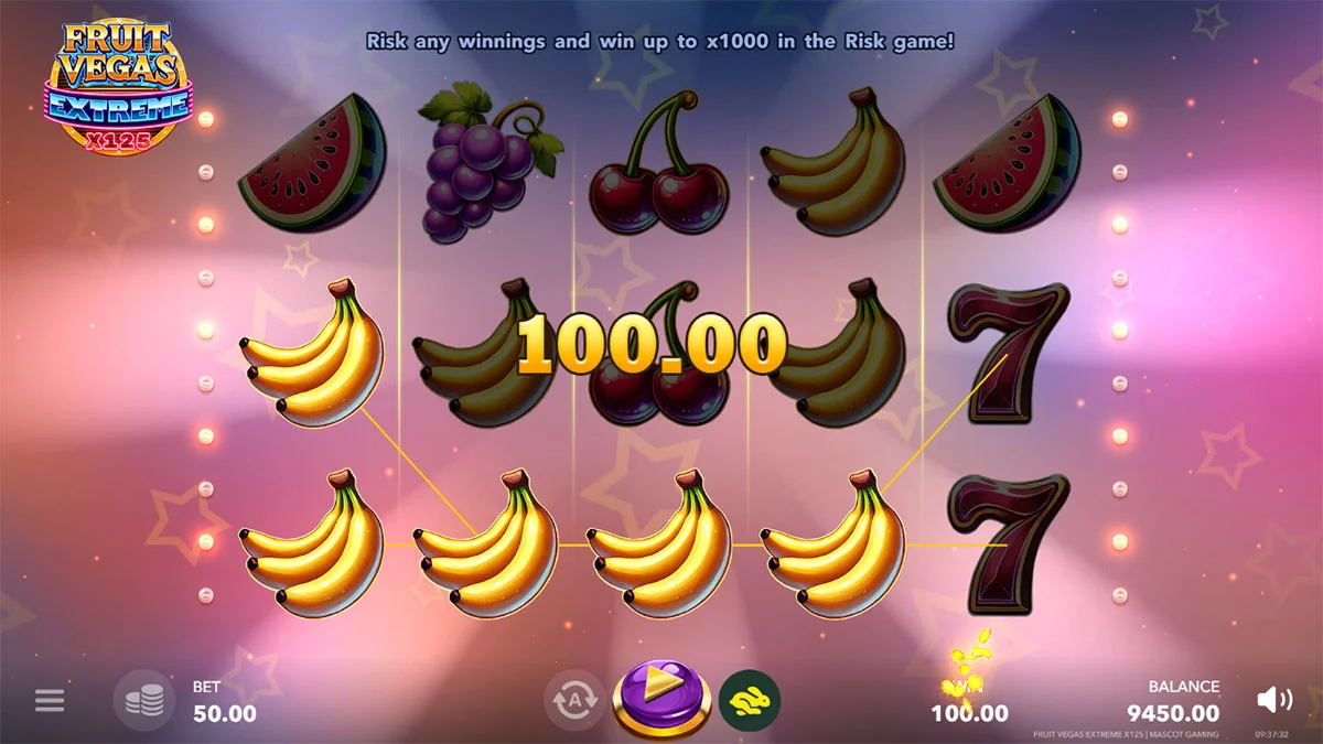 Fruit Vegas Extreme X125 Win2