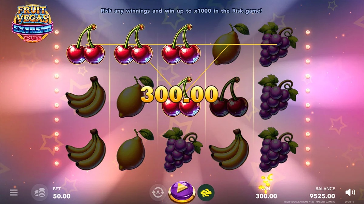 Fruit Vegas Extreme X125 Win4