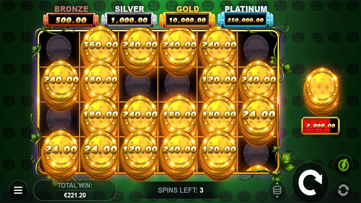 Joker Halloween Hold and Win BonusRound