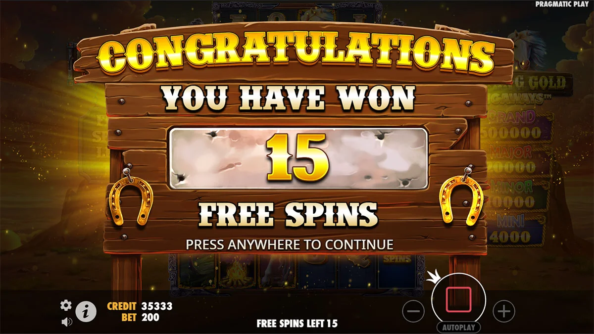 Mustang Gold Megaways FreeSpins