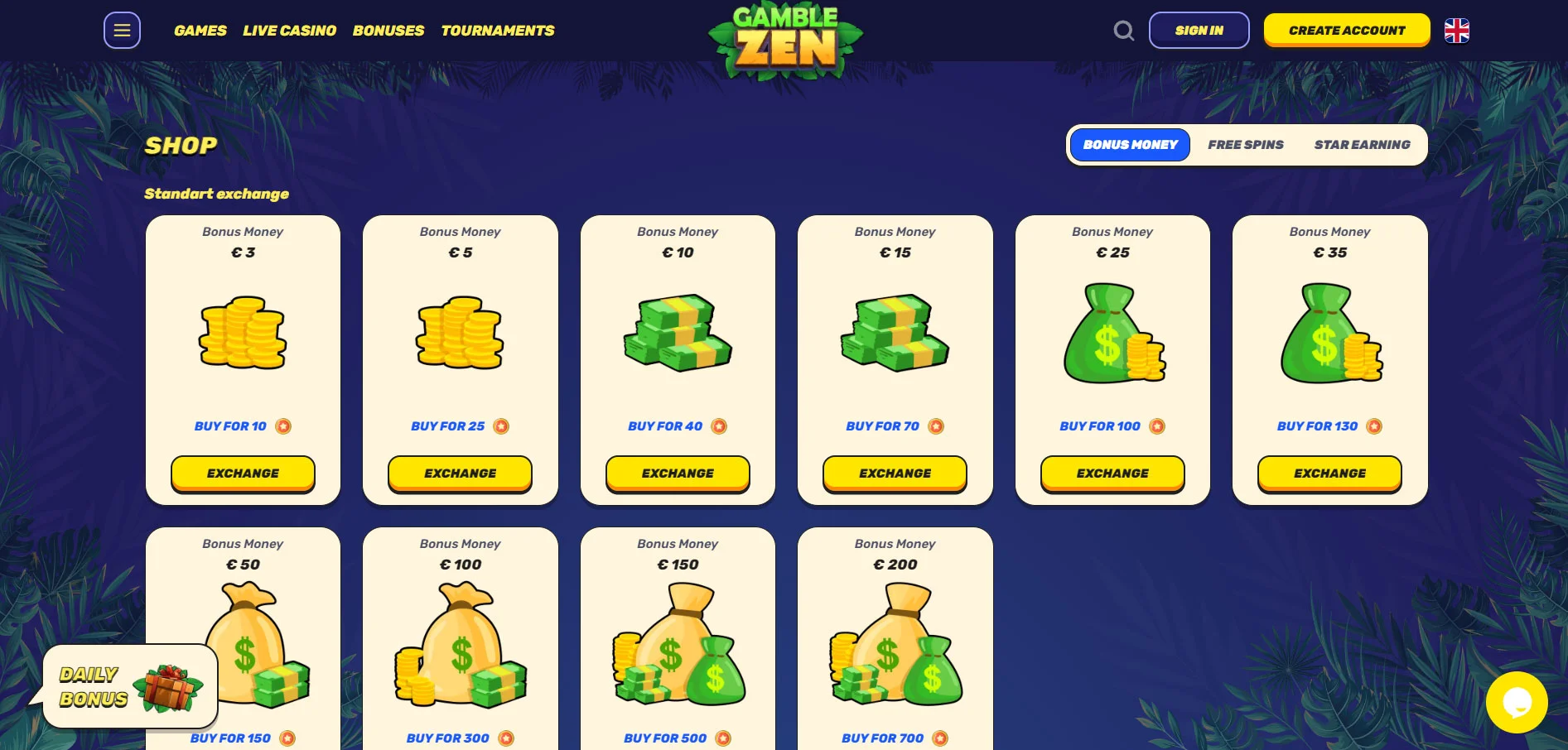 GambleZen Casino Shop