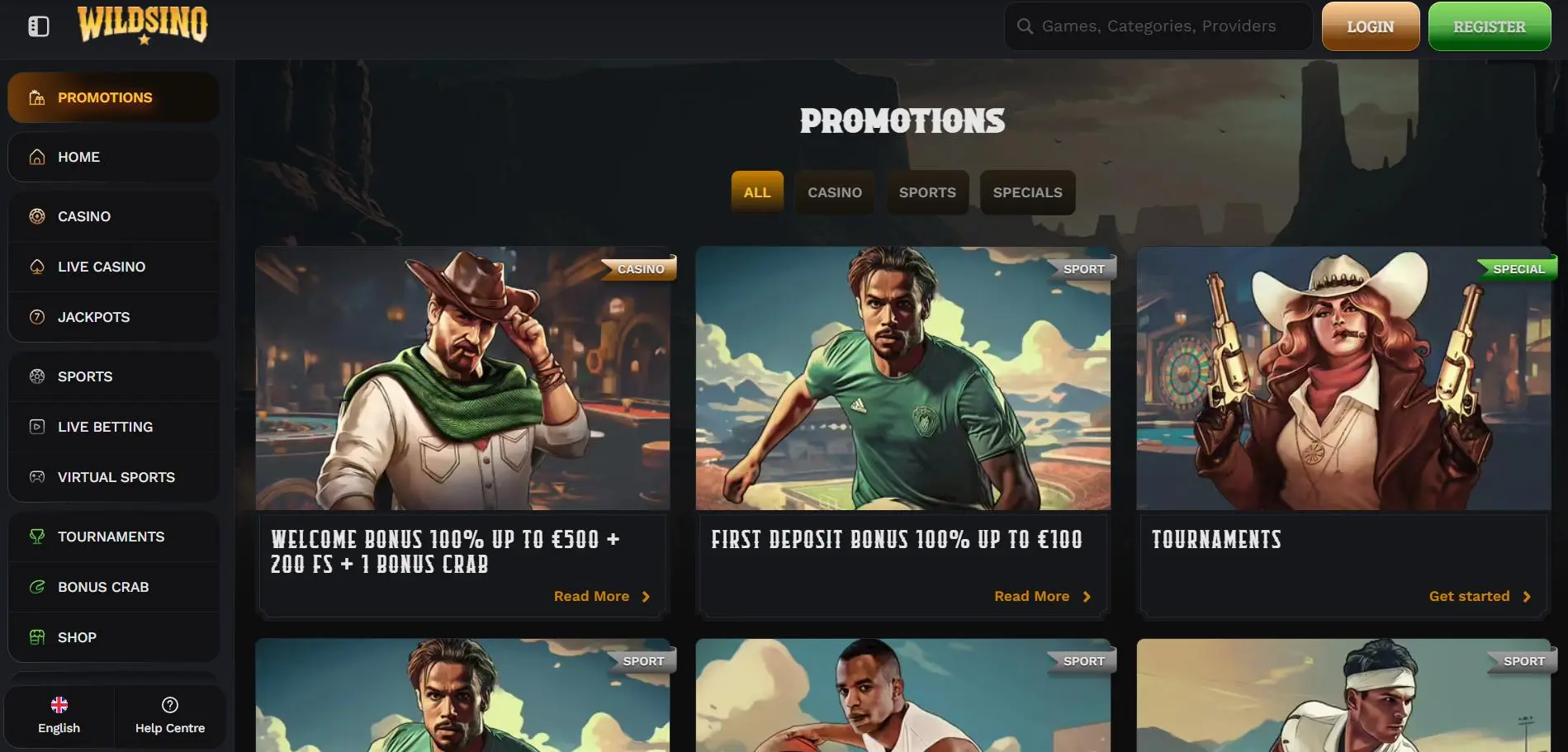 Wildsino Casino Promotions