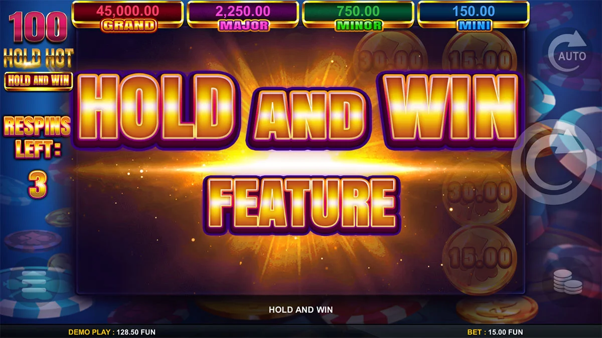 100 Hold Hot Hold and Win HoldnWin