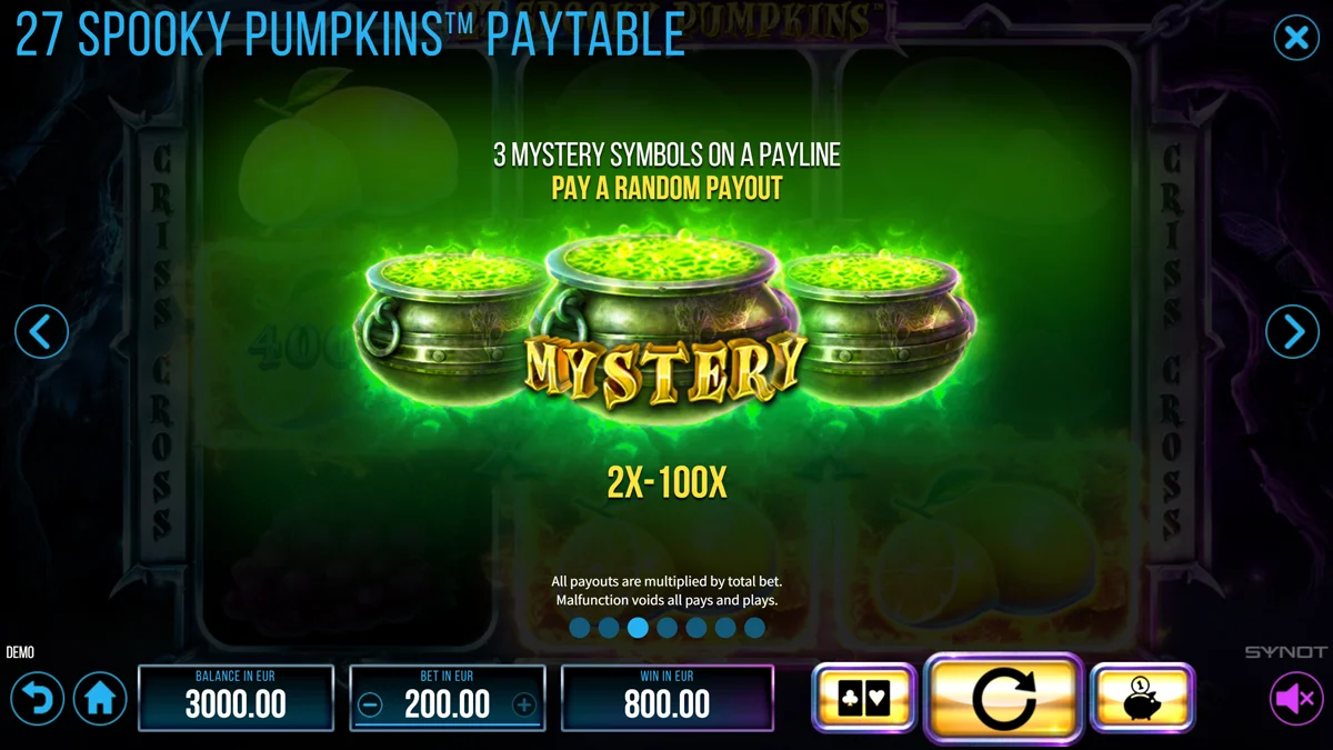 27 Spooky Pumpkins Mystery Symbol
