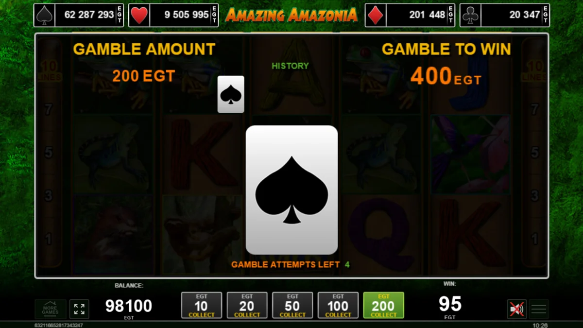 Amazing Amazonia Gamble Round