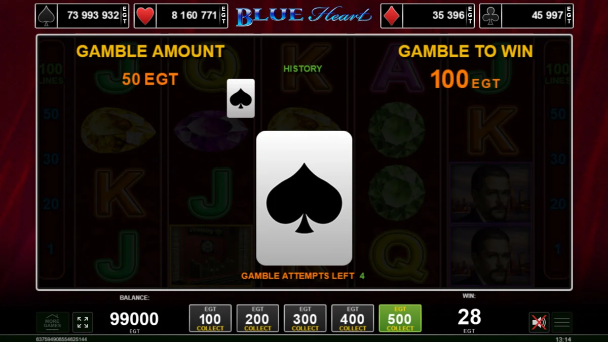 Blue Heart Gamble Round