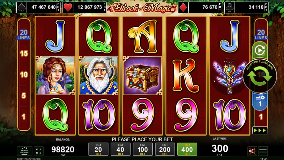 Book of Magic Base Play