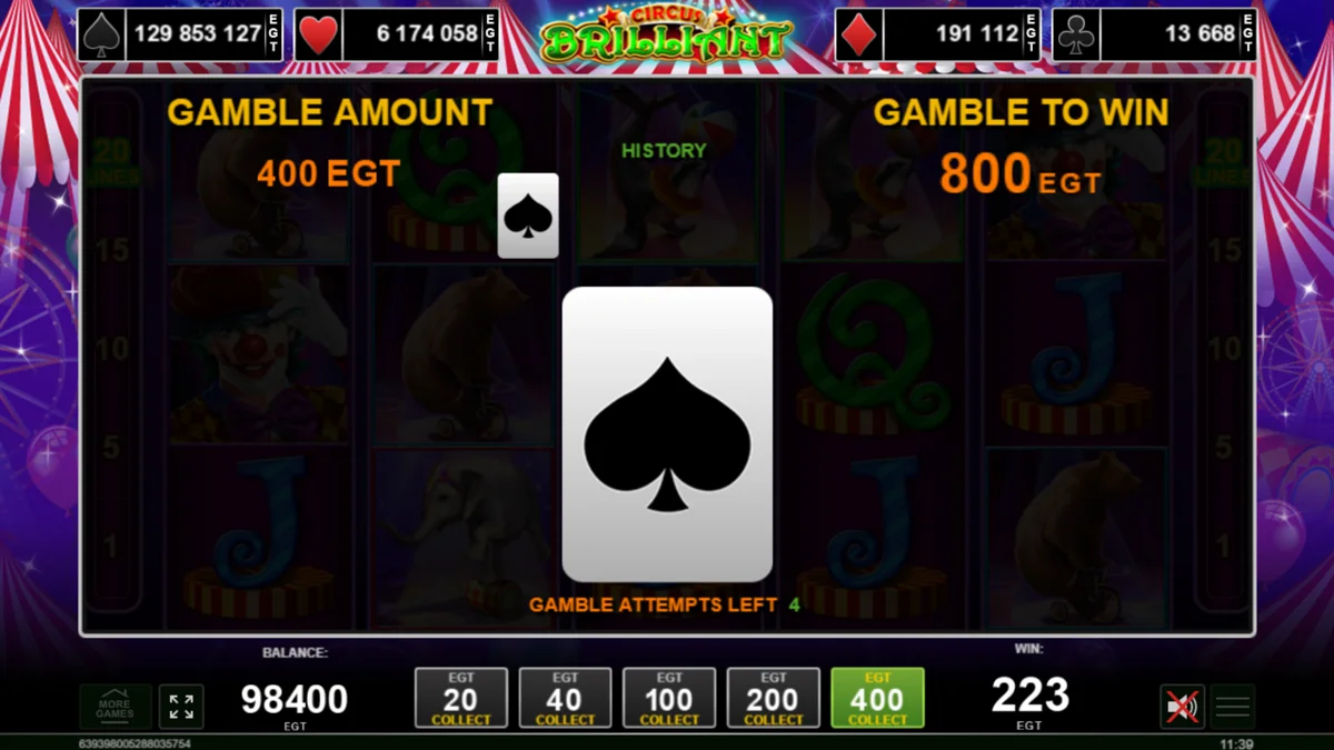 Circus Brilliant Gamble