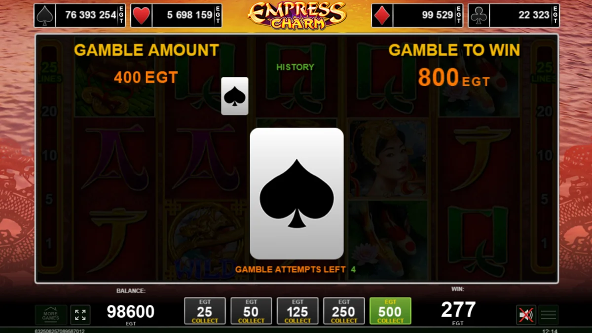 Empress Charm Gamble Round