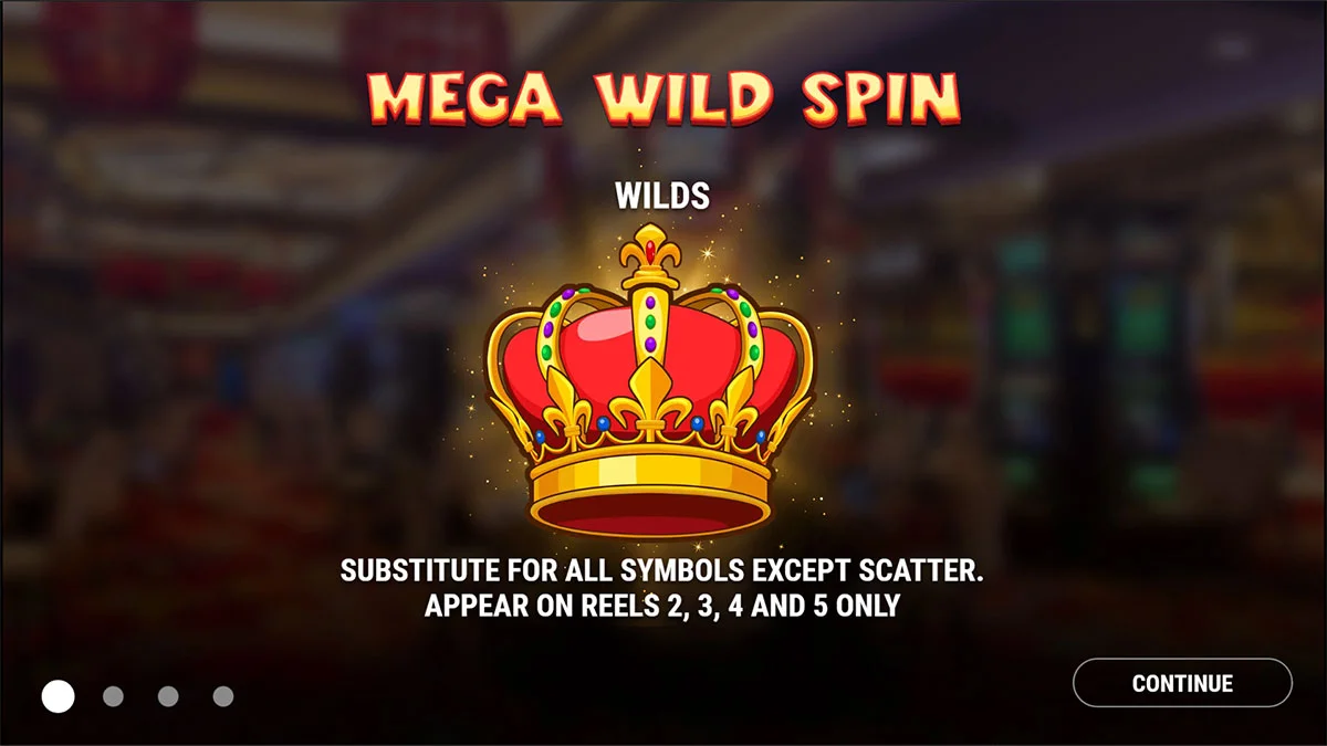 Mega Wild Spin Homescreen