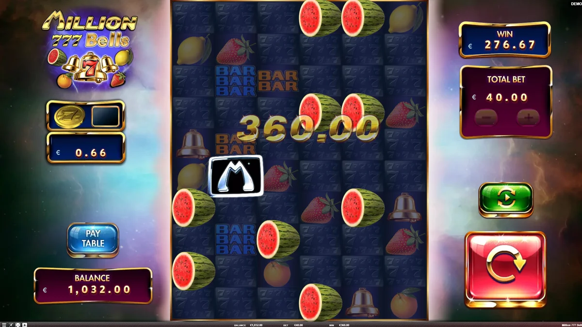 Million 777 Bells Win