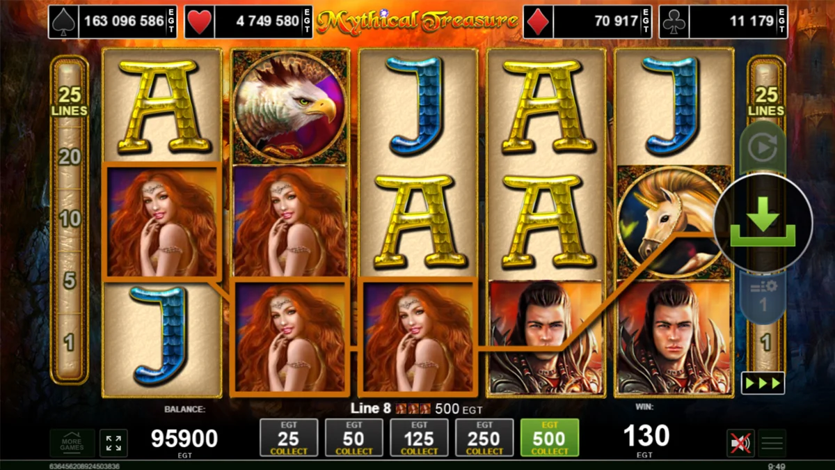 Mythical Treasure Win
