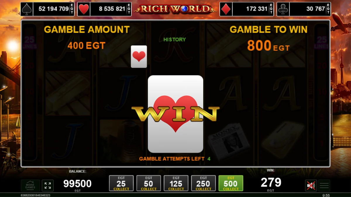 Rich World Gamble Round