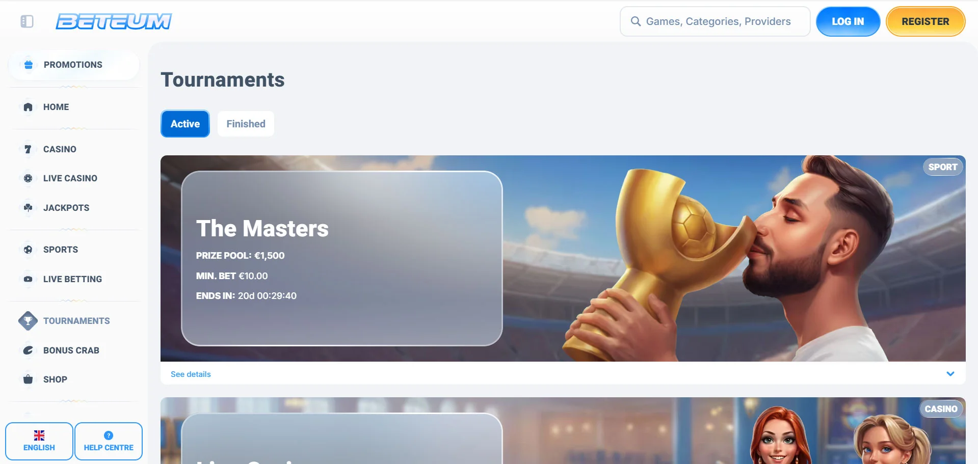 Beteum Casino Tournaments